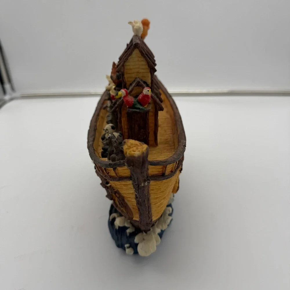 Noah's Ark Resin Figurine Animal Pairs Religious Collectible Home Decor